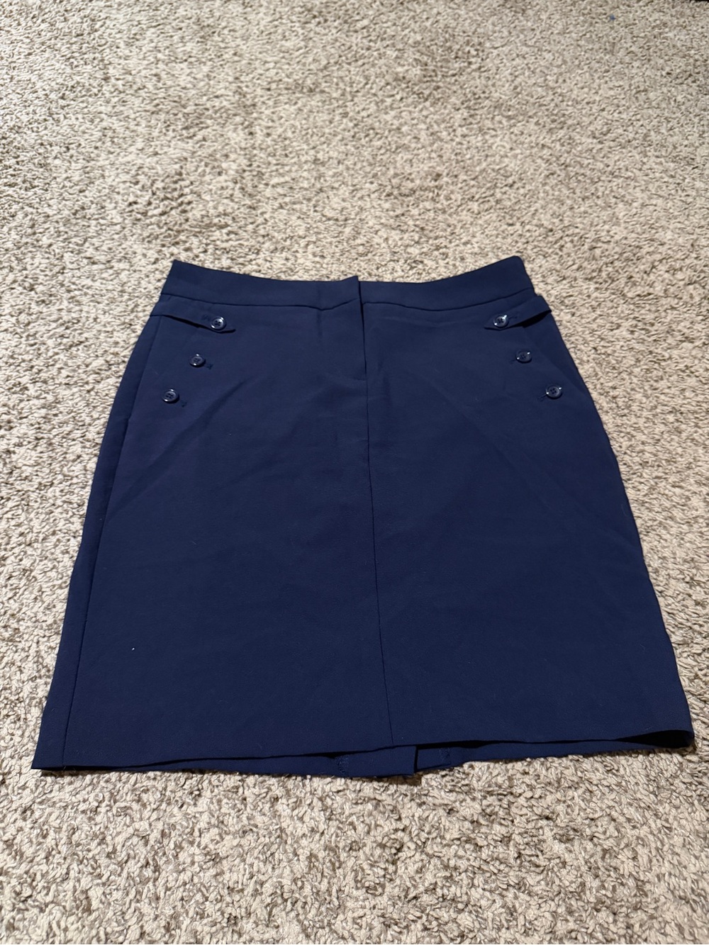 Victoria's Secret Navy Skirt with Button Detail, SIZE 4